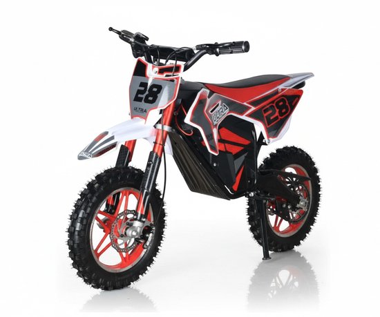 Ultra Motorcross 1000W Kindercrossmotor - Rood