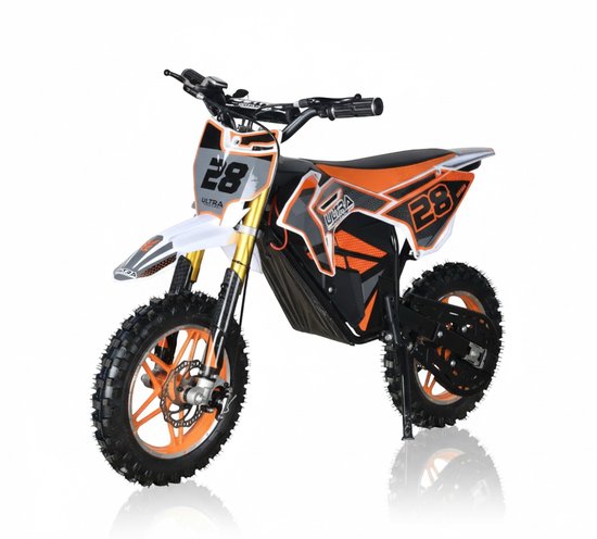 Ultra Motorcross 1000W Kindercrossmotor - Oranje