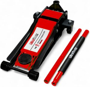 Ultra Toolz 4 Ton Auto Krik Laag - Rood