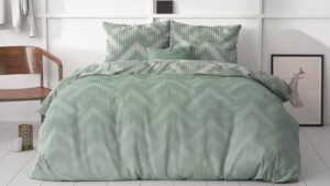 Sleeptime gradiant stripe green - Maat (lxb) 240x220