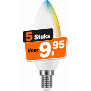 ENERGIZER SMART RGB Led lamp Kaars E14 5.5W (Set van 5)